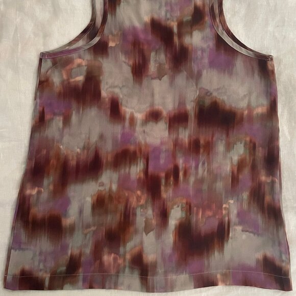 Kain Label 100% Silk Tank Top – Abstract Print, Size S - Picture 3 of 4